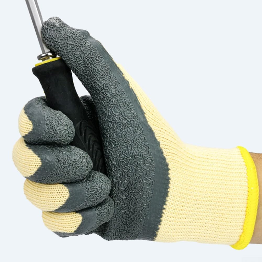 Cinsersr Lot De 2 Paires Gants Électricien Isolants 400V - Caoutchouc Anti-Coupure Et Imperméable