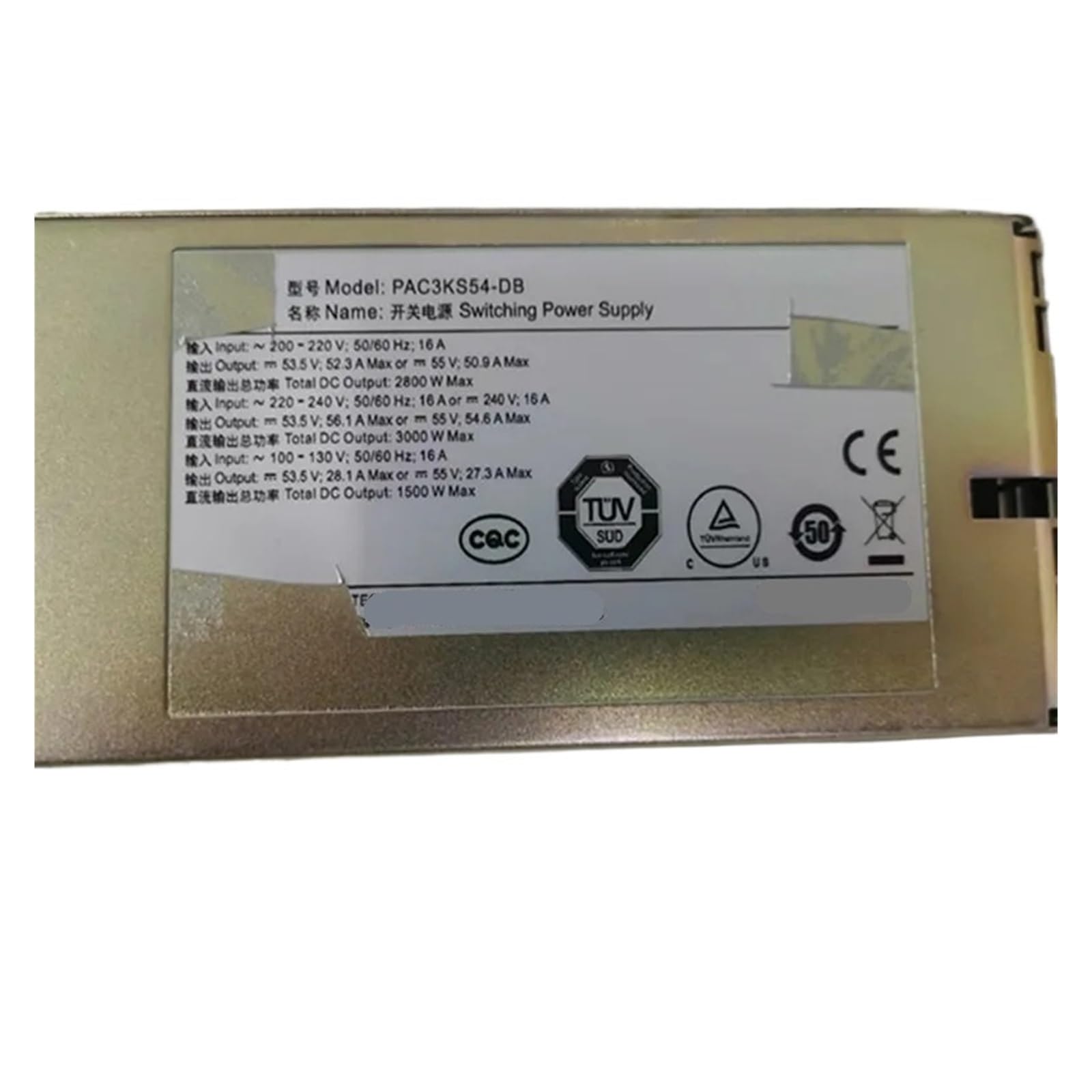 KSZHZYMGX 1pcs Power Supply 1500W PAC3KS54-DB