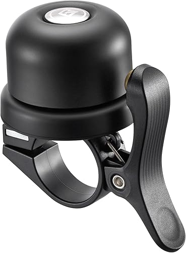 ROCKBROS Timbre de bicicleta para Apple AirTag oculto, soporte para bicicleta AirTag, rastreador GPS, campana de bicicleta antirrobo para adultos,