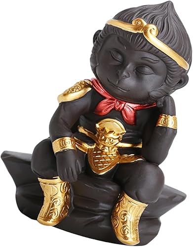 Monkey Tea Pet Craft Monkey Craft Monkey Ornaments Monkey Ornamento de escritorio