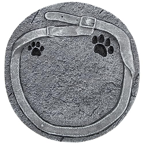 LIOOBO 公園のペットの墓石 香油 屋外 ペット火葬骨壷 ペットの記念プレート 記念碑 マーカー 樹脂製の猫の墓石 犬の墓 繊細なペットの墓石 記念石板 ペット用の墓石 合成樹脂 Grey