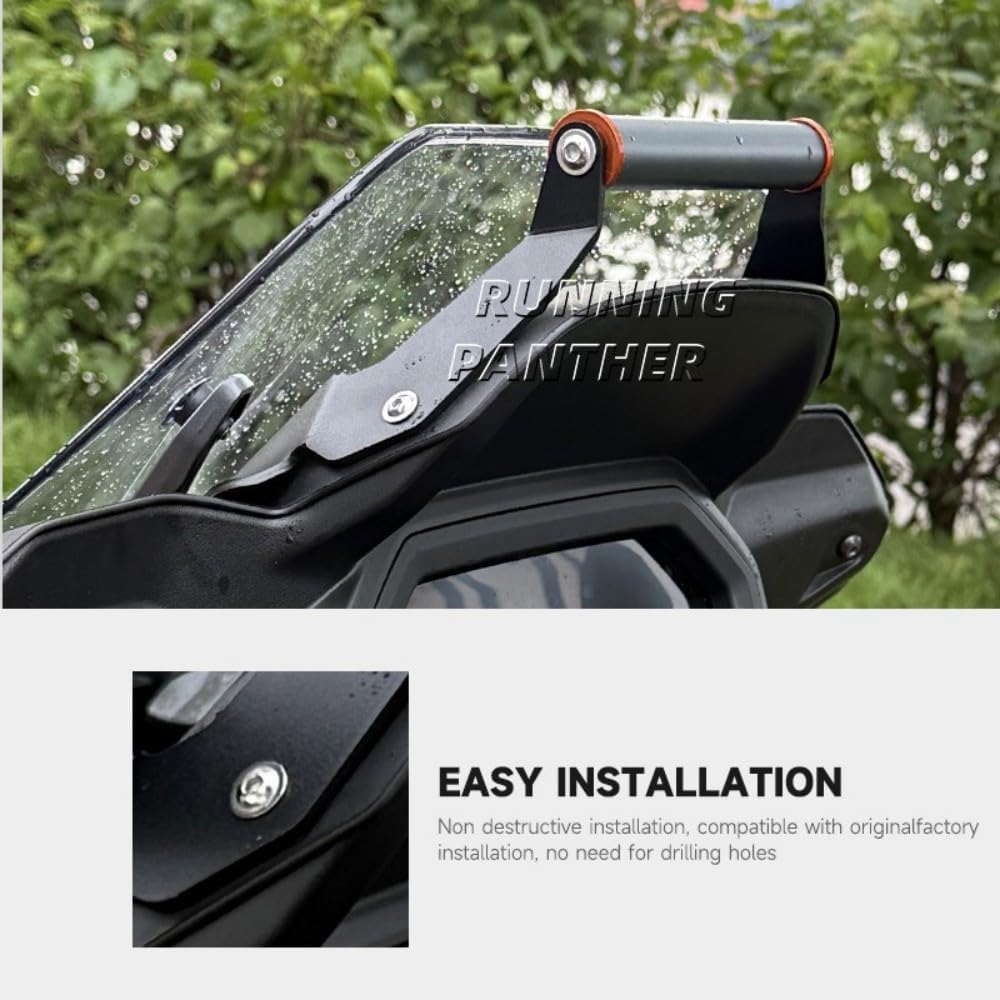 Motorcycle 12MM/ 22MM Navigation Bracket Fit for Yamaha Xmax 300 X-MAX 300 2025 2026 Mobile Phone Support Stand GPS Navigation Holder Mount Bracket (22MM)