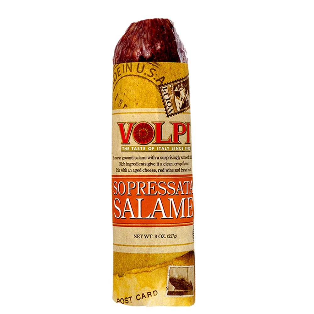 Volpi, Sopressata Salami 8 Ounce Grocery & Gourmet Food