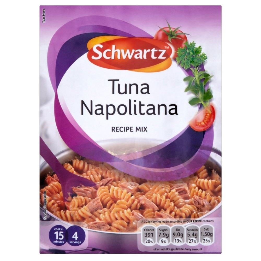 Schwartz Tuna Napolitana Recipe Mix (30g) - Pack of 6