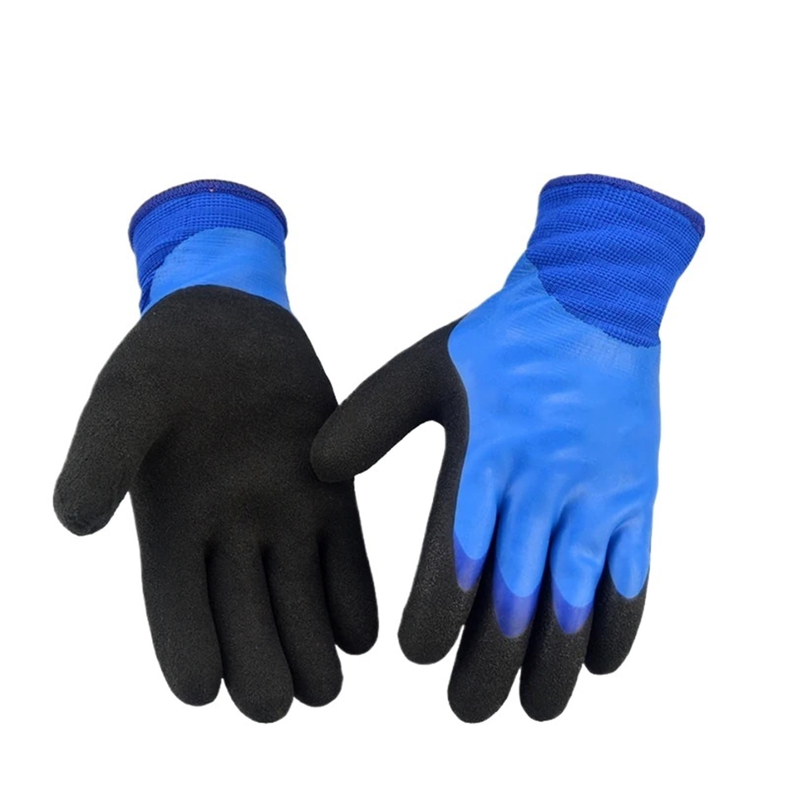 Générique Compatible avec 10 paires de gants d'hiver en Latex triple trempage, doublure polaire, gants de travail imperméables résistants au froid(XL)