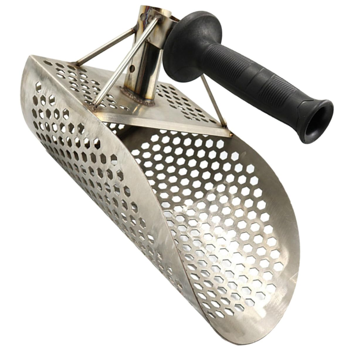 Artibetter Pala de Metales Detección Acero Inoxidable de Tamizadora Diseño Ligero y Resistente, Accesorios Ideales para Tamizar y Arena Playa Suelos Variados