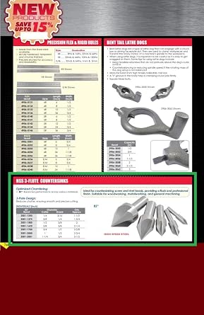 HHIP 2001-2000 1 Inch 82 Degree 3 Flute HSS Countersink