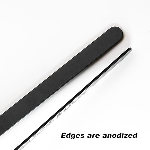 Miniatura 3 de ABBECIAO Alicates para doblar pulsera de nailon con 12 unidades de aluminio anodizado con bordes desbarbados de 38 x 6 pulgadas - 14ga. Grueso para