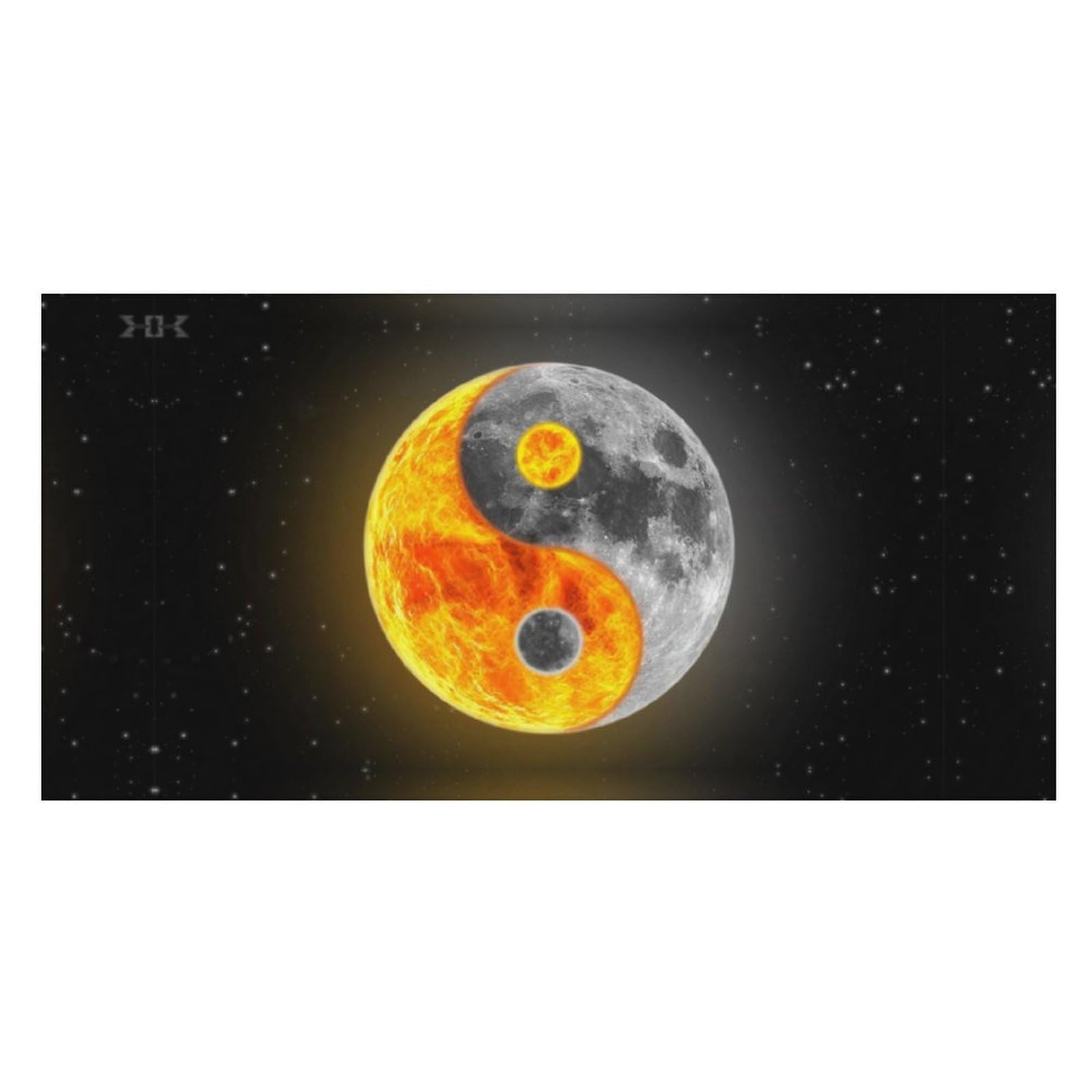 LWORZIIB Beach Towel, Cool Yin Yang Bath Towel, Pool Towel Great for Gym Swimming 80 X 160cm
