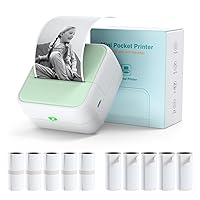 Bisofice S1 Mini Stampante Termica Bluetooth, Stampante Fotografica Portatile per Smartphone