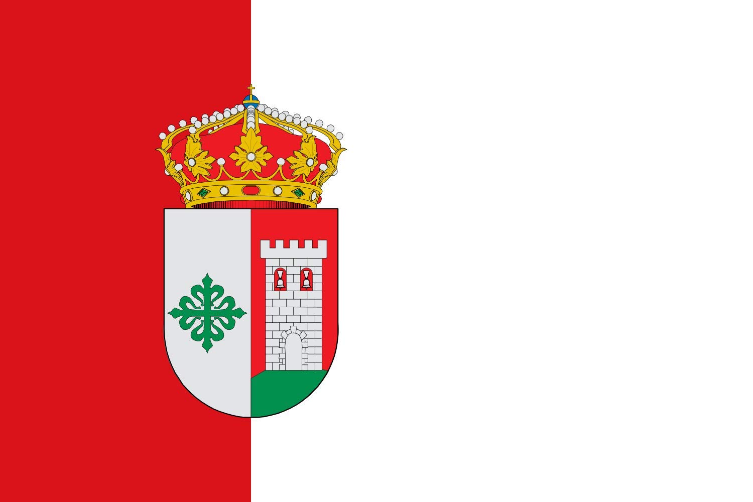 Drapeau Campanario grand format pavoisement extérieur conforme DOE nº39