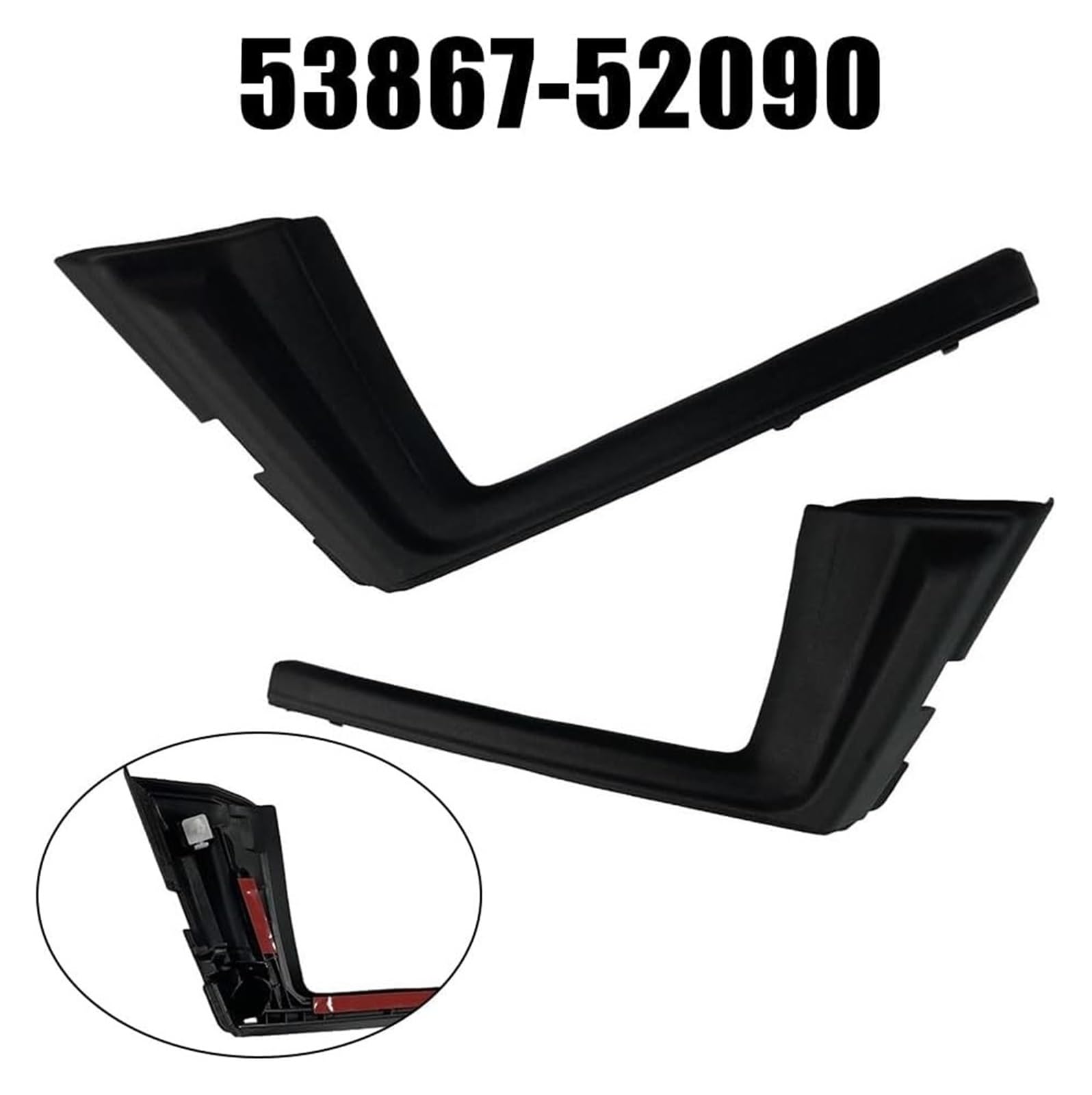 Spazzole Tergicristallo Per T&oyota Per Yaris 2012-2015 Parabrezza Trim Copertura Spazzole Tergicristallo Auto Lato Anteriore Cowl Griglia Esterna Estensione Trim