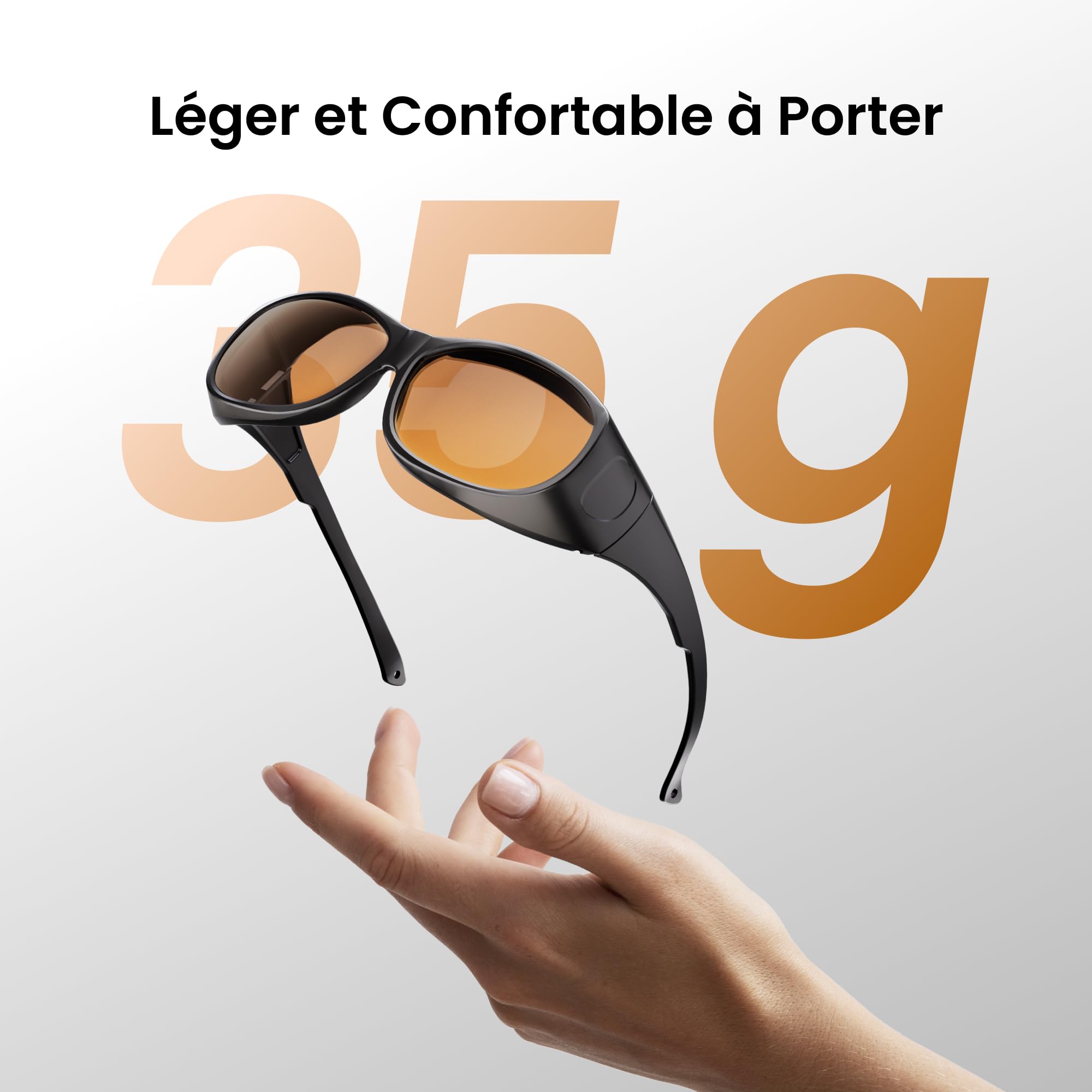 Revopoint Lunettes de sécurité laser bleu, 200 nm–460 nm OD5, protection oculaire compatible avec tous les scanners 3D à laser bleu universels, lunettes professionnelles pour gravure