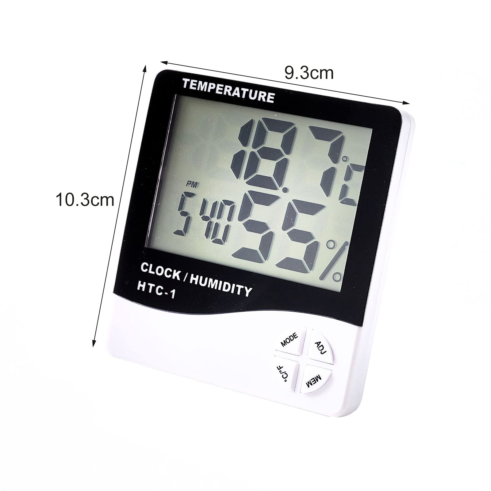 Thermo-hygromètre Électronique Avec écran Tactile Et Rétroéclairage, Moniteur D'humidité De La