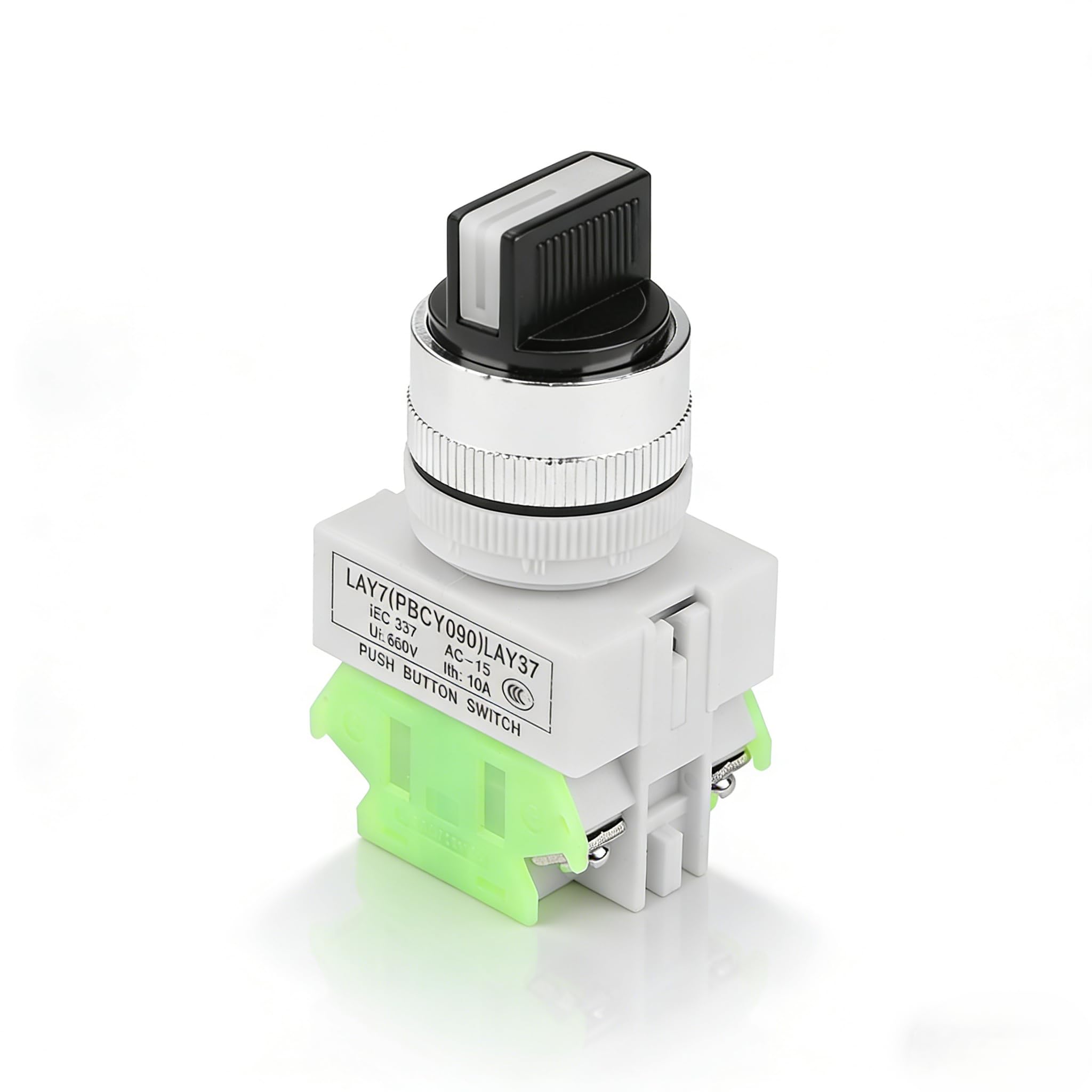 Telituny Self-Locking Rotary Switch, Rotary Switch 3 Position Maintained Selector Self-Locking Rotary Switch For Electrical Circuits Remote Control Lay37-20X/31