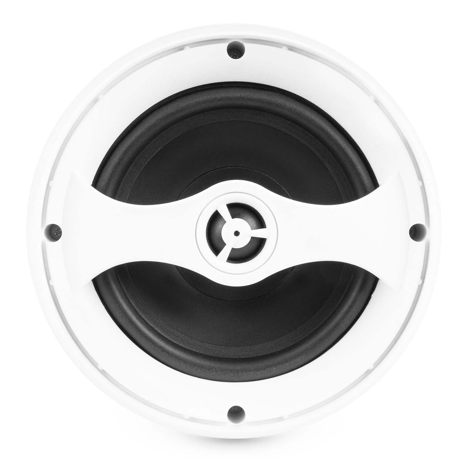 Power Dynamics PDS65W Enceinte à Suspendre 100V/80W Blanc Haut-Parleur 2 Voies Montage Mur Plafond ABS Robuste