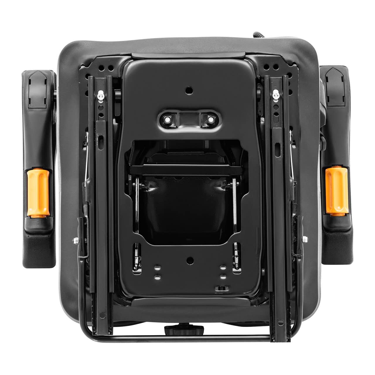 Asiento para tractor HT-RUNDLE-16, 42 x 47 cm, ajustable, suspensión, tractor, asiento elevador