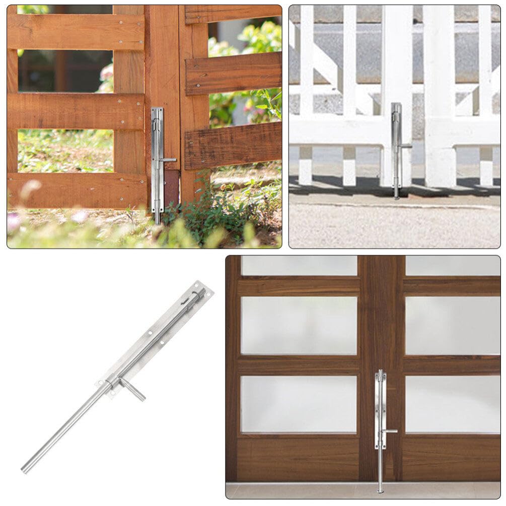 Artibetter 2pezzi Chiavistello Scorrevole Acciaio Inossidabile Serratura Per Porta Interna Resistente e Facile Da Installare Sicurezza Aggiuntiva Per Bagni e Camere Da Letto