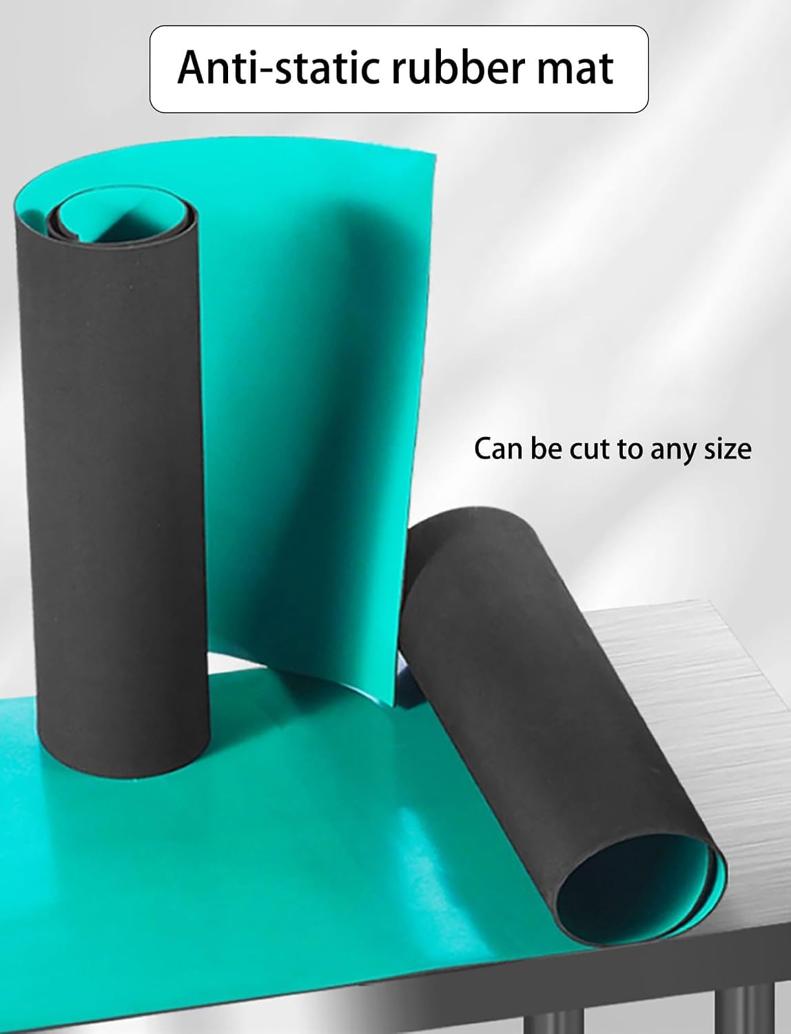 Estera de soldadura antiestática resistente al calor | Manta de soldadura de goma, alfombrilla for banco de trabajo for reparación electrónica, laboratorio(80x240cm/31.5x94.5in)