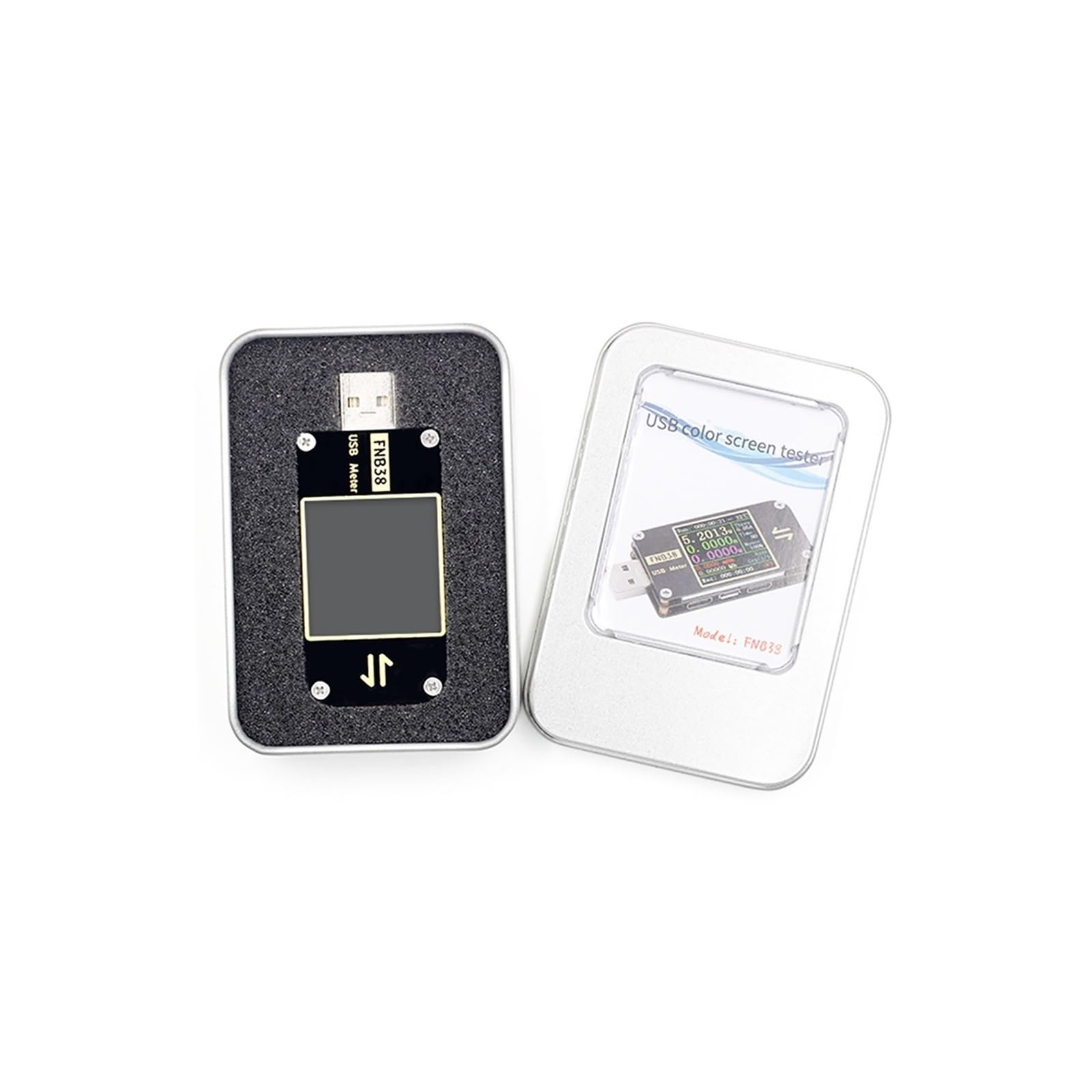 Tester USB FNB38 Miernik prądu i napięcia Tester USB QC4 + PD3.0 2.0 PPS Protokół szybkiego ładowania Test pojemności