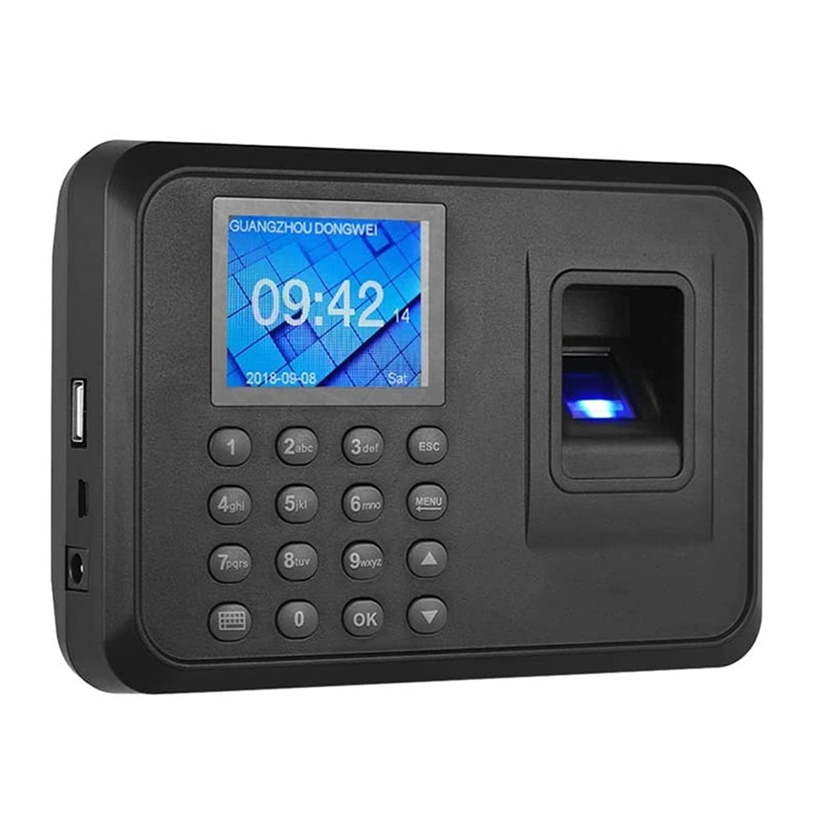Taktowanie w Maszynie, Wielojęzyczny Hasło FingerPrint Hasło Obecność Czas Obecność 2,4 cala Ekran LCD może pobierać dane za pomocą dysku U