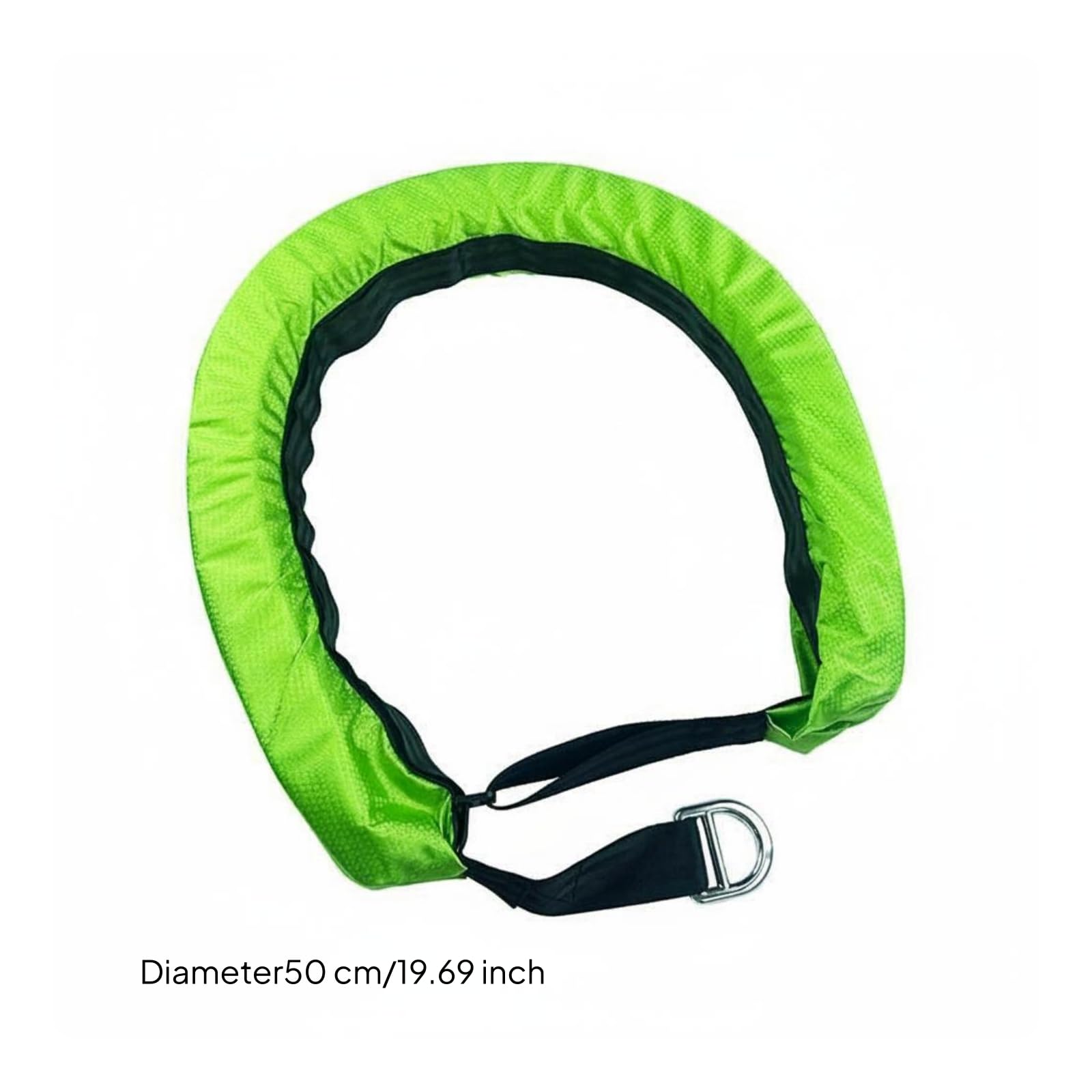 Arnés de Soporte de Emergencia con Asa Alta Flotabilidad Aro Flotación con Cuerda Ligero para Personal Emergencia, Hielo