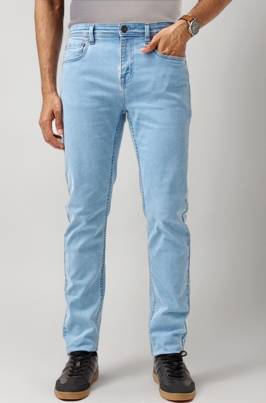 Slim Fit Stretchable Jeans for Men | Mens Denim Cotton Pants | Stylish Ankle Length Jean
