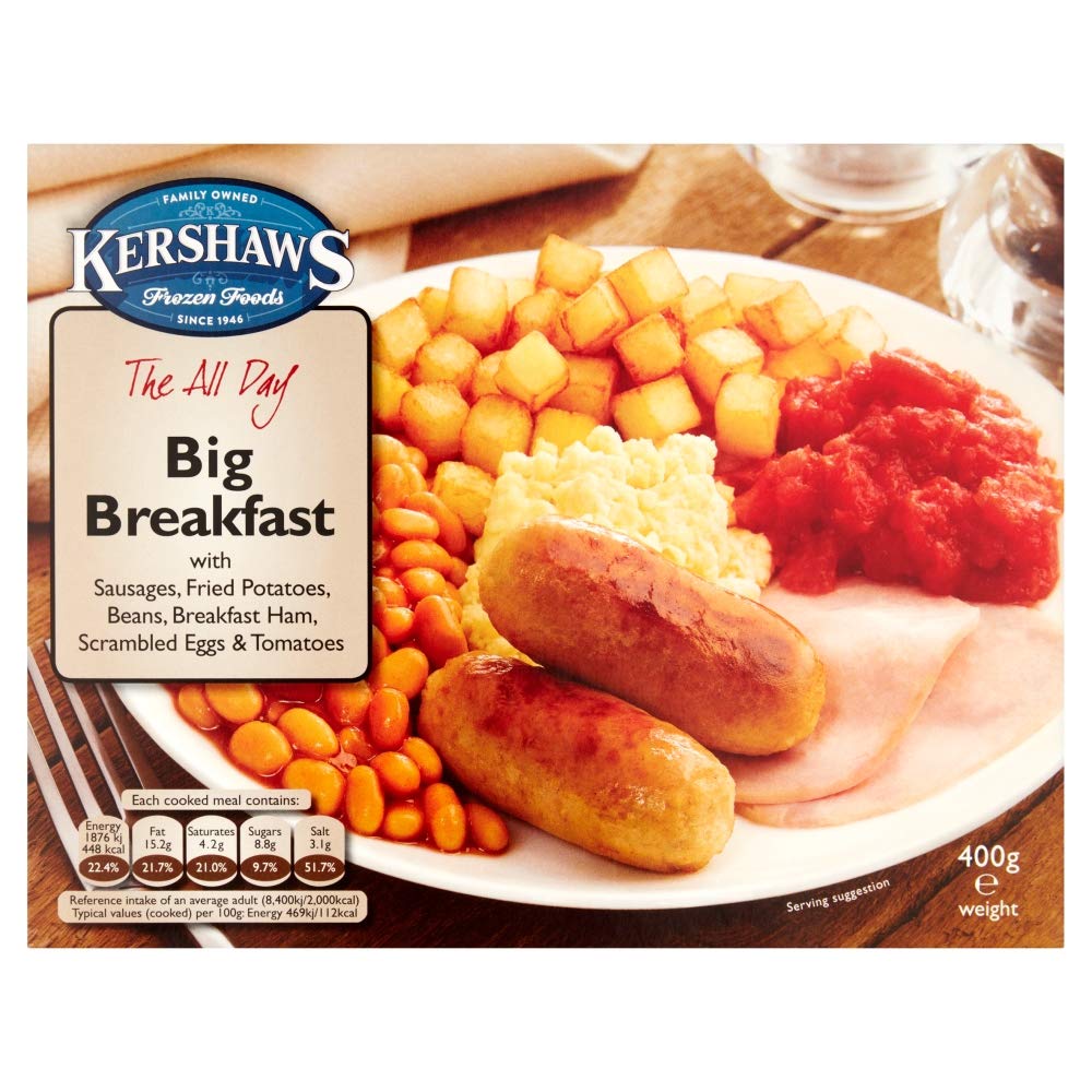 Kershaw's All Day Breakfast, 400g (Frozen)