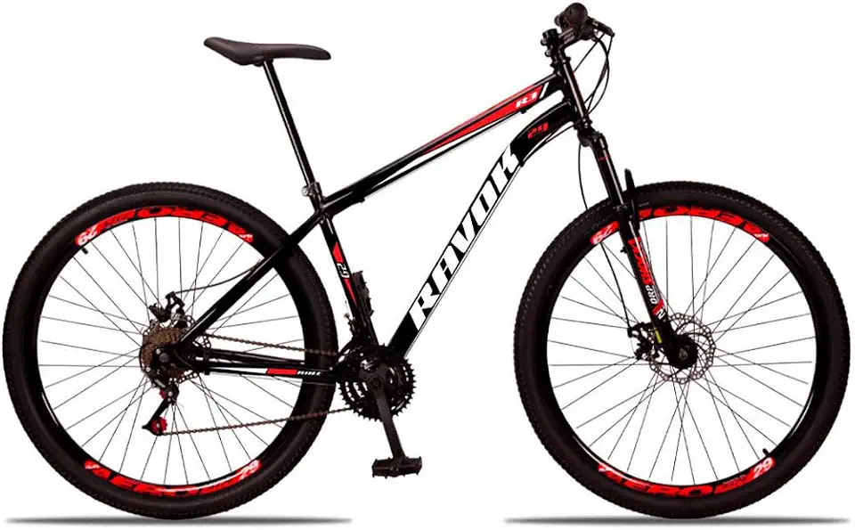 Bicicleta Aro 29 Ravok Aço Carbono 21v Cambio Shiman0 com Suspensão