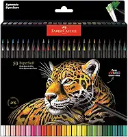 Lápis De Cor, Faber-Castell, Ecolápis Supersoft, 210750, 50 cores