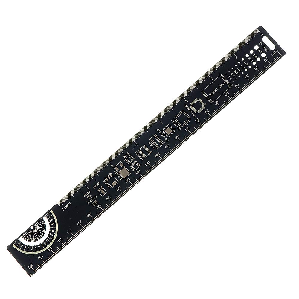 Electrical Reference Ruler Buy 3pcs 25CM PCB Ruler for Electronic Engineers Measuring Tool PCB ...