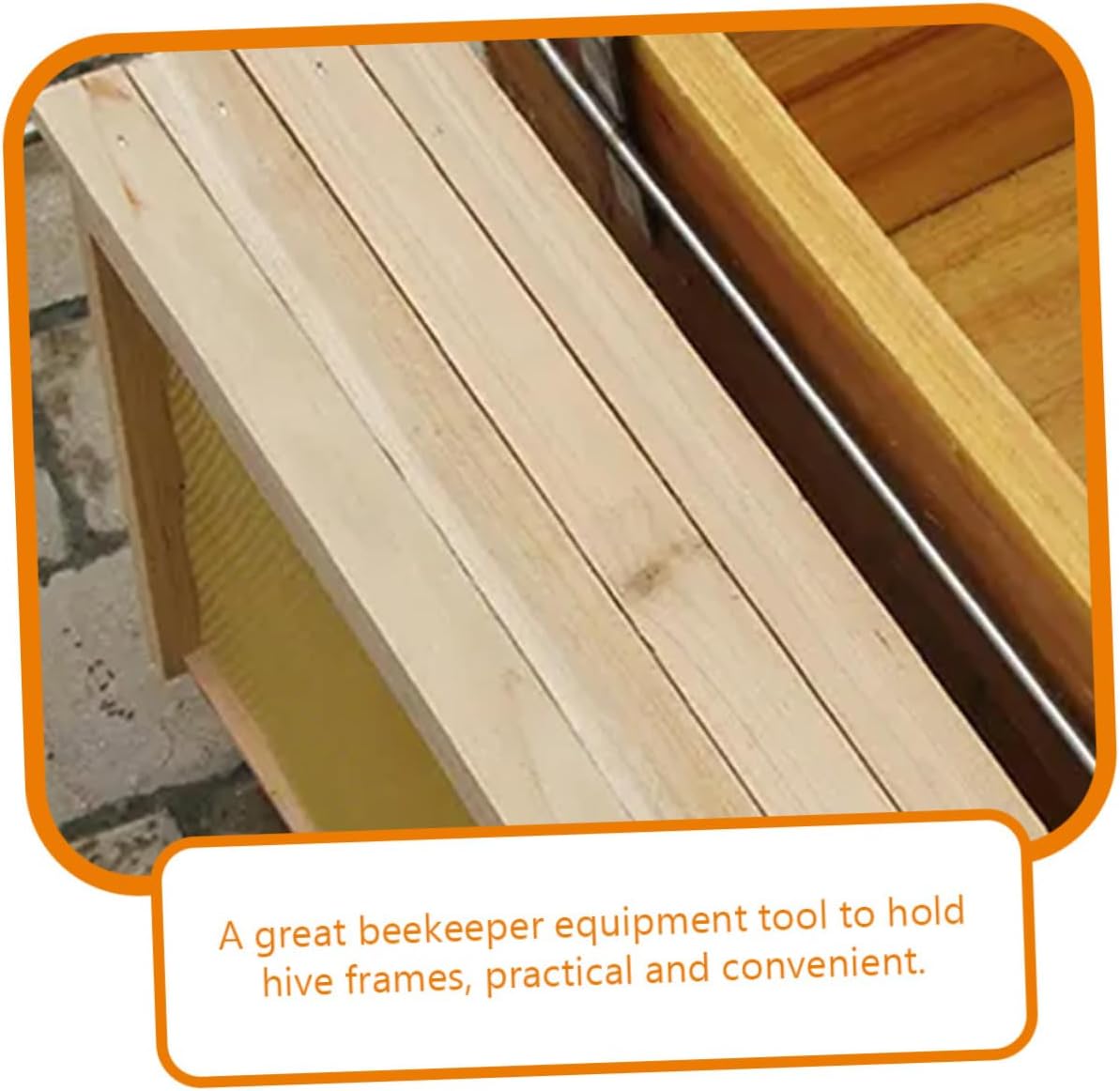 3pcs Beekeeping Tool Beehive Frame Spacer Stainless Nest Holder Space Saving Design