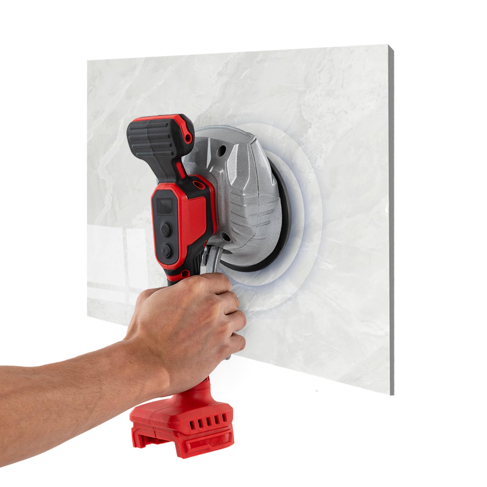Herramienta de vibración digital para azulejos con ventosa de alta precisión 18V