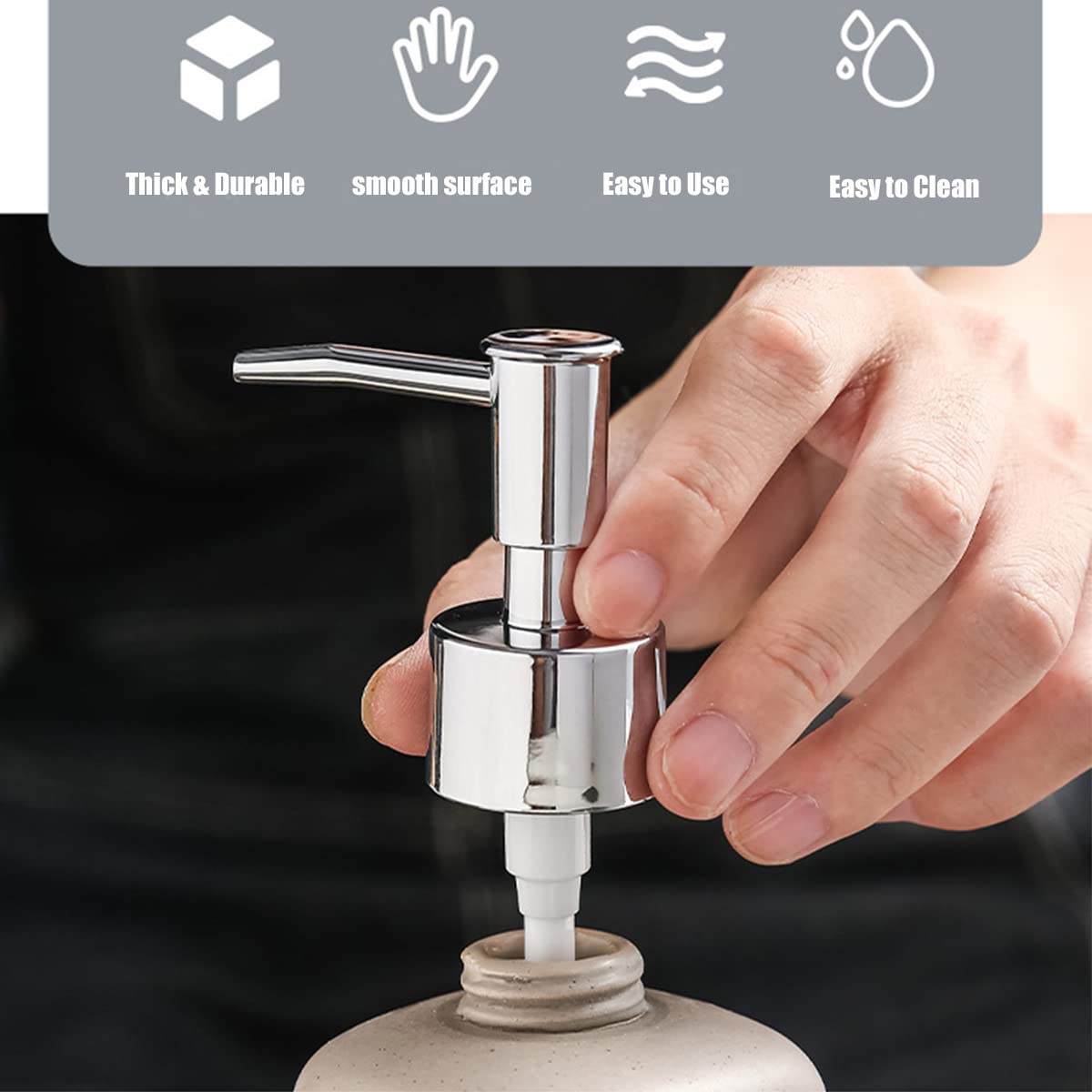 Amazon｜ゴールドディスペンサーポンプ ポンプボトル用 樹脂型 石鹸