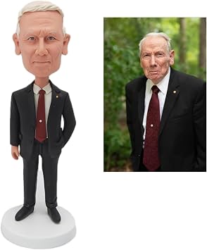 Custom bobblehead, Casual Handmade Personalized Sculpture Gift, Suitable for Men, Boyfriends, Husbands, Grandchildren, sons, Office Bosses or Colleagues