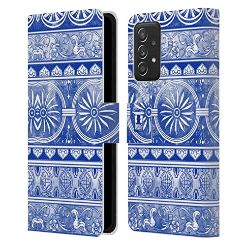 Étui en cuir Samsung A53 5G Head Case Designs aux finitions soignées