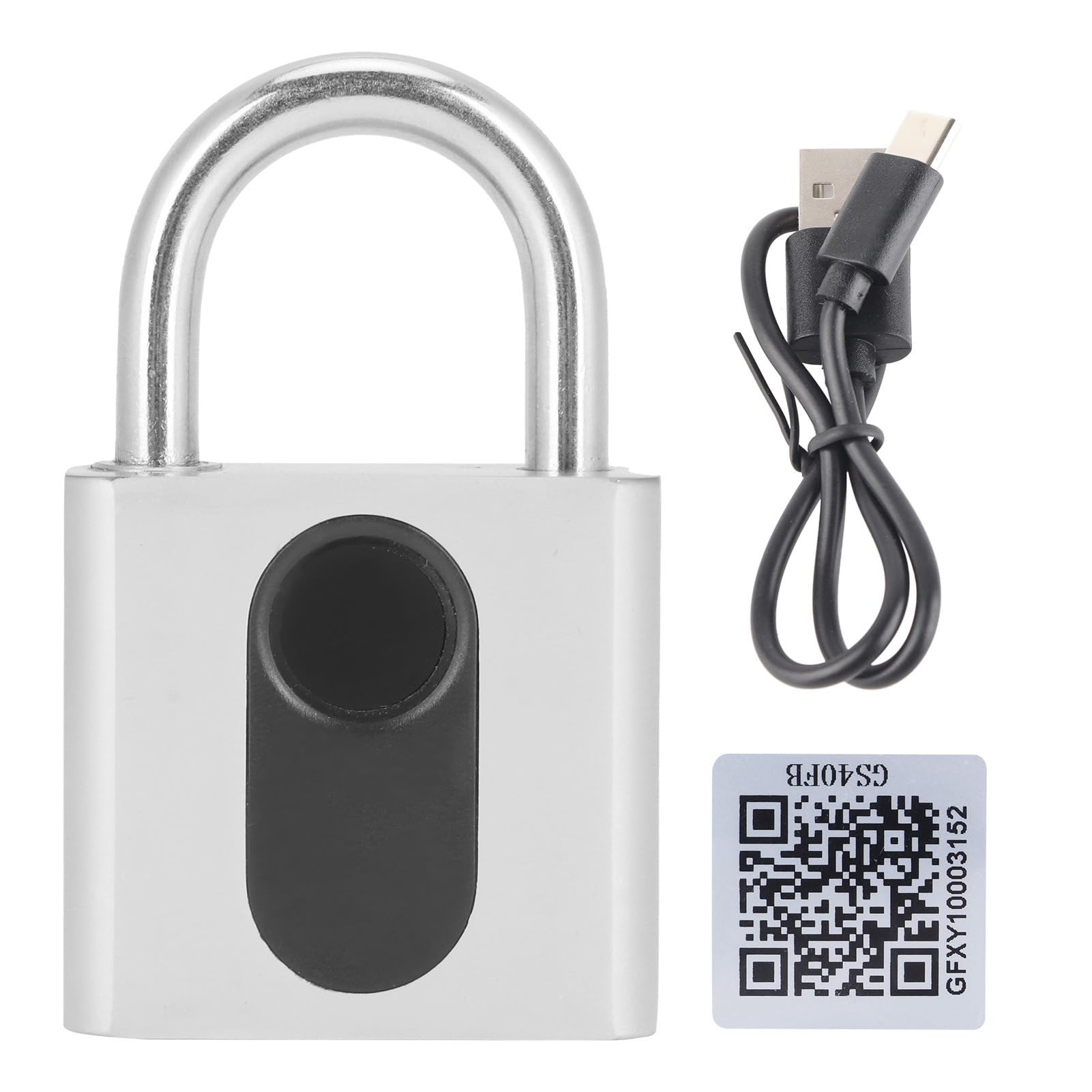 Candado Bluetooth con huella dactilar inteligente, conjunto de bloqueo de aplicación de teléfono para dormitorio y almacén