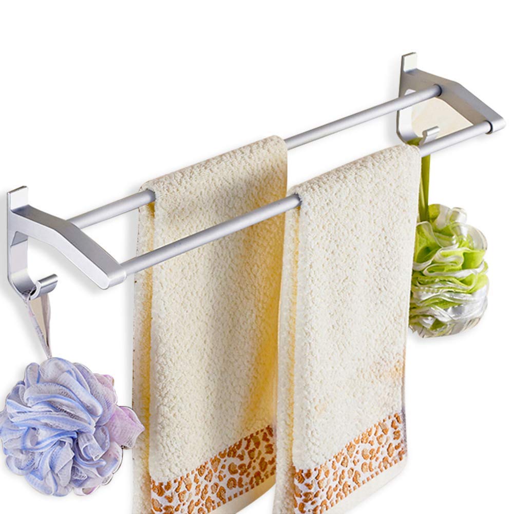 Porte-serviettes de salle de bain 40cm support mural sans perçage pour torchons