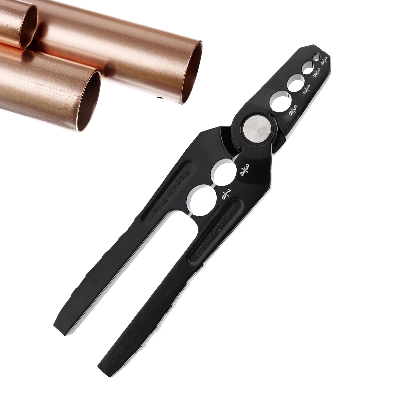 Pinza para Tuberías de Cobre - Alicates de Precisión Refrigerante | Herramienta Profesional para Formar Tubo Plano Enderezador Manual Uso Industrial Taller Reparador Aire Mantenimiento