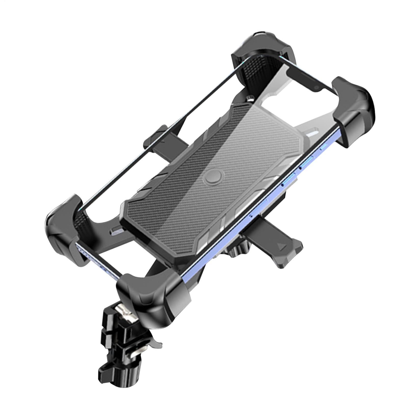 Scooter Phone Holder Mount,Road Bike Handlebar Clip Bracket | Motorcycle Phone Mount Stand | for Men Women Cyclists Youth Enthusiasts Cycling Biking Riding Daily Commute