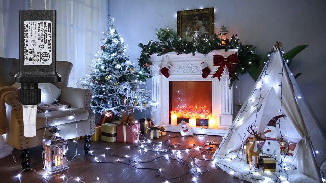 500 Led Blanches Lumineuses De 7,75 M D'Extérieur Étanches À