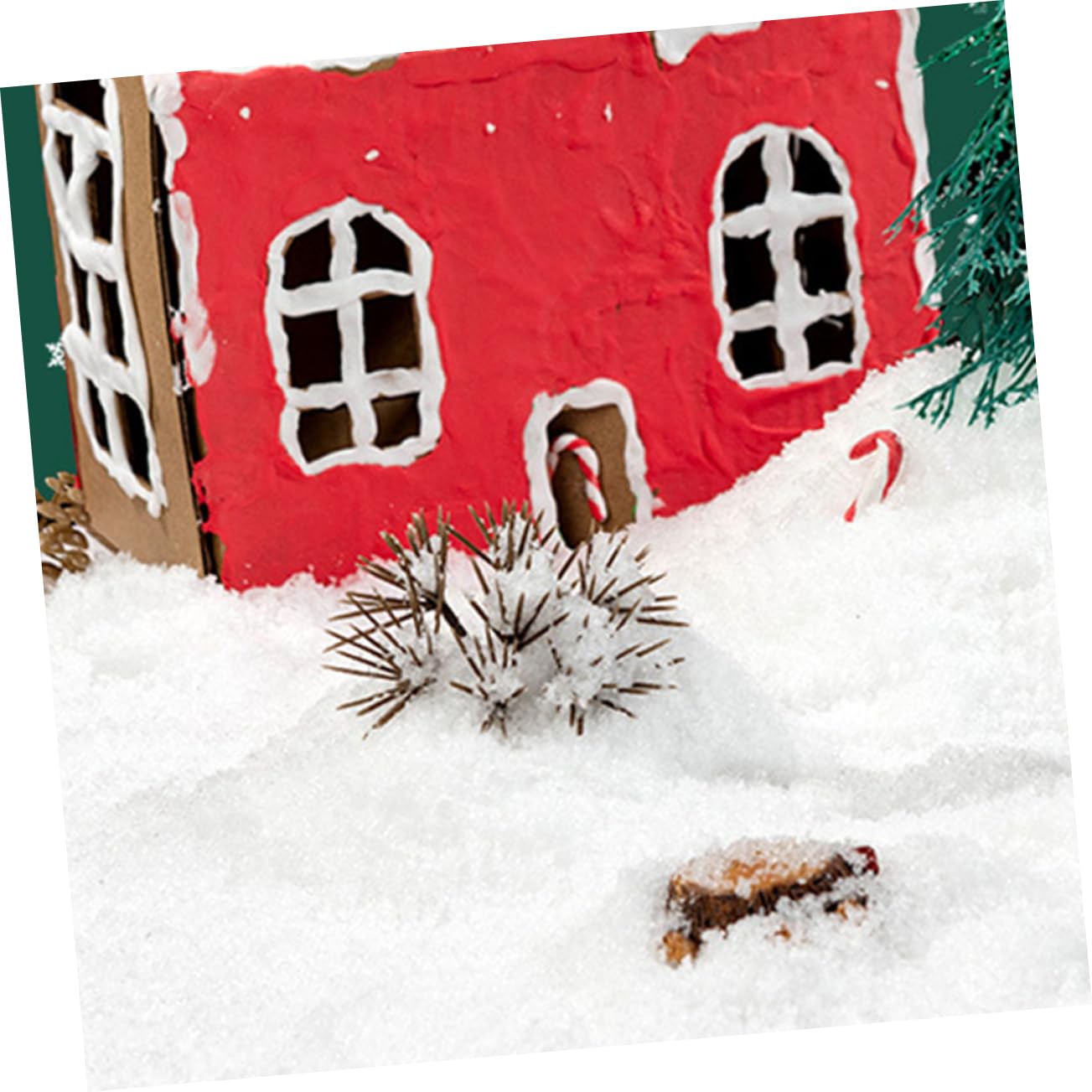 GLEAVI 1pack Artificial Snow Powder for Christmas Decor for Holiday Displays for Christmas Village and Scenes