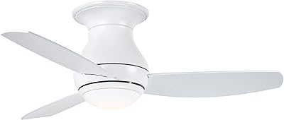 Minka Aire F518l Wh Concept Ii Led White Flush Mount 44