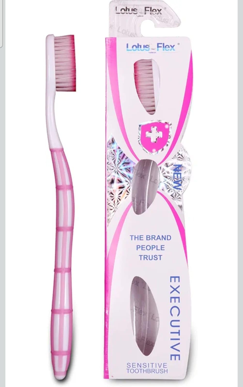 SHRE LOTUS BRUSH Flex Toothbrush With Soft Grade Bristles (19 Cms) (Pack Of 6) - Manual, Adult, Pink-image-41