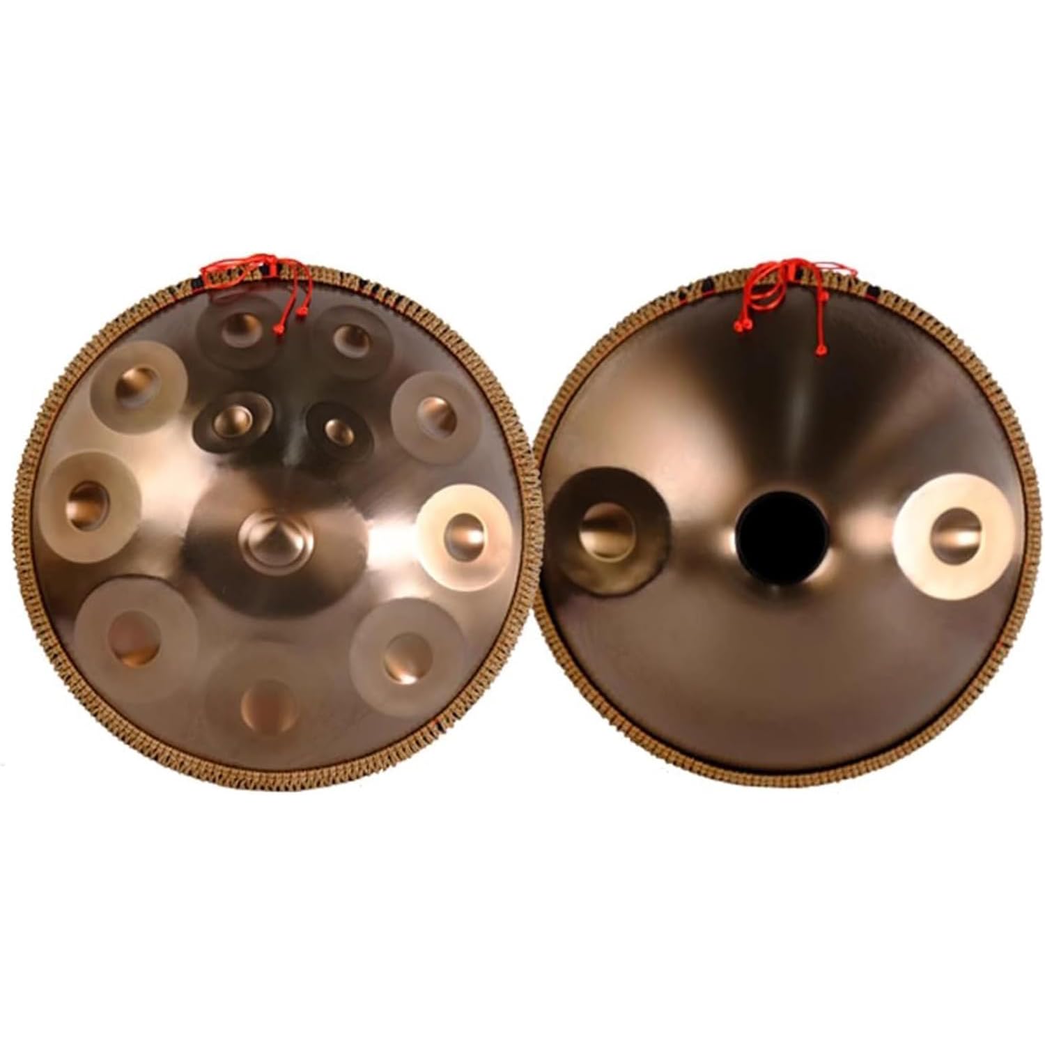 Handpan zestaw perkusyjny 56 cm, 440 Hz, profesjonalne stalowe bębny z torbą do przenoszenia dla dorosłych - idealne do występów i sesji jam