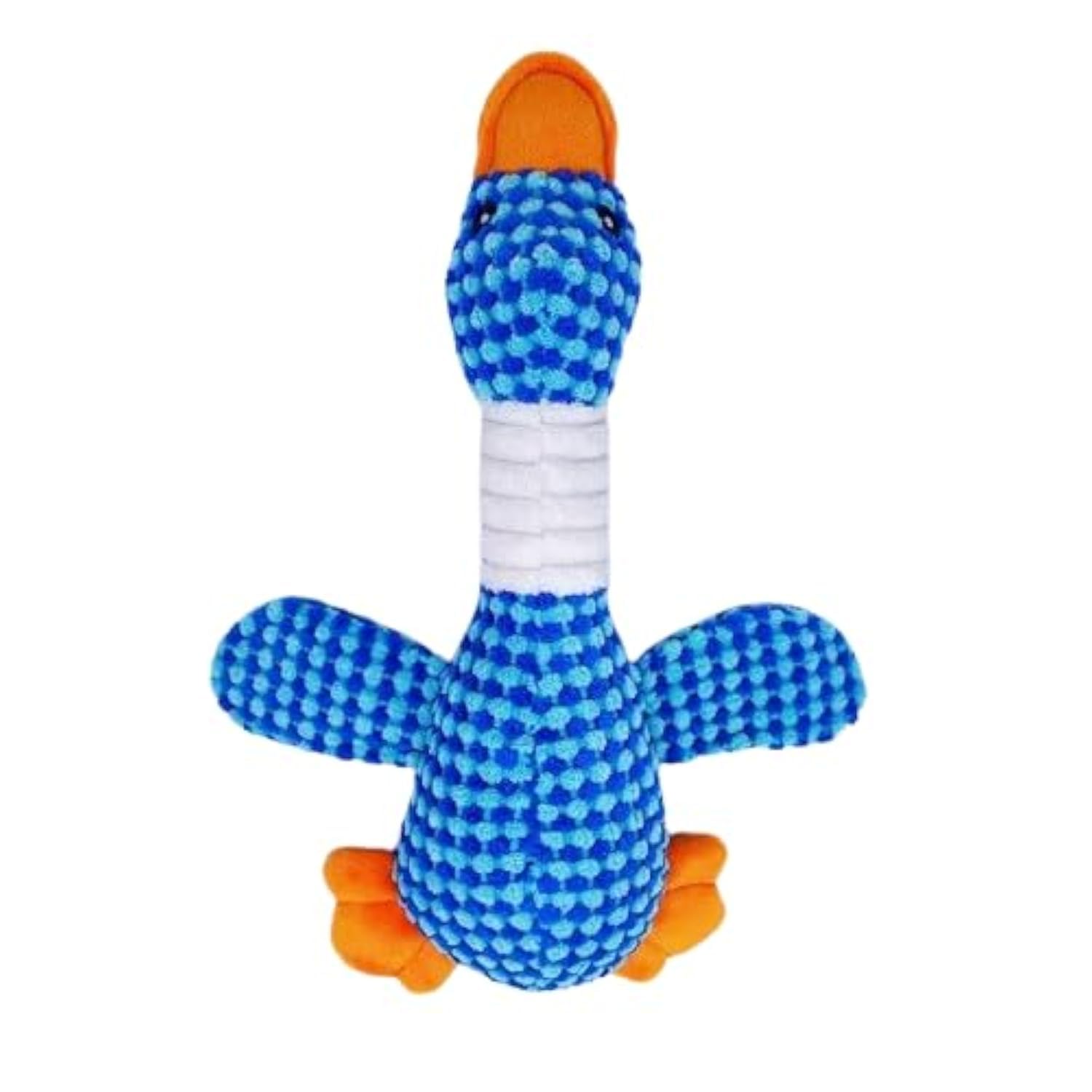 Squeaky Plush Dog Toy for Small Dogs – Soft, Durable & Interactive Chew Duck Toy for Puppies – Cute No-Stuffing Pet Toy for Biting, Playing & Training