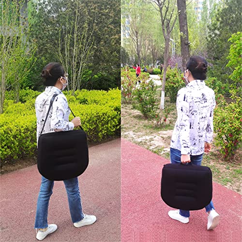 Image of WSGJHB Comfort Seat Cushion Pillow for Office Chair /Car Chair Cushions | Car Booster Seat Cushion, Butt, Tailbone, Back, Coccyx, Short People Adult Booster Chair Cushions Relief Pad