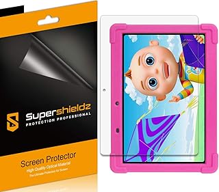 Supershieldz (3 Pack) Designed for Contixo 10 inch Kids Learning Tablet (K102/ K101/ K101A) Screen Protector, High Definition Clear Shield (PET)