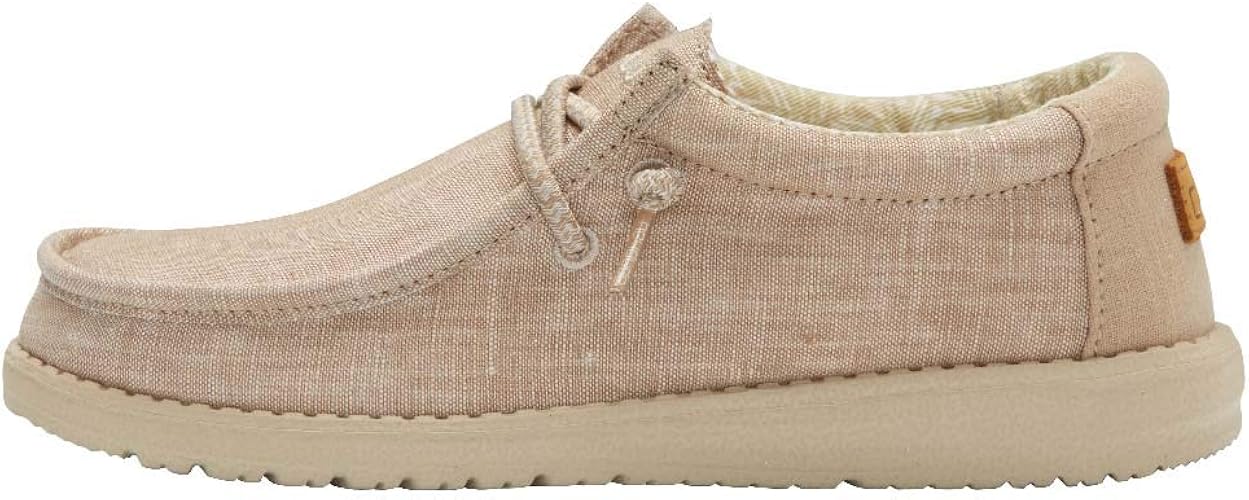 Hey Dude Boy's Wally Youth Multiple Colors | Boys Shoes | Boy's Lace Up Loafers | Comfortable & Light-Weight