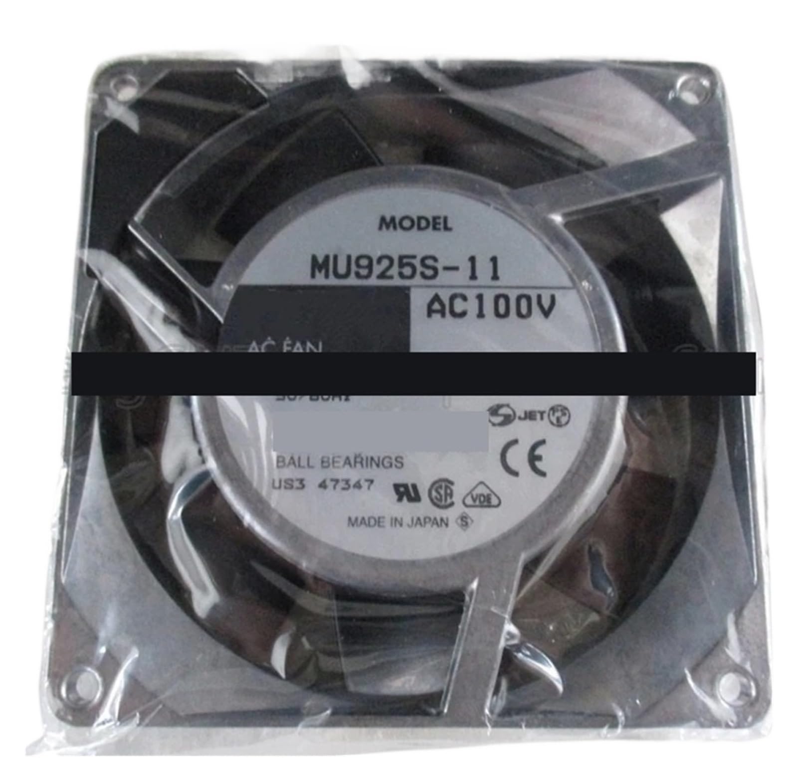 YMUGUEGH MU925S-11 AC 100V 9.5/8W 90x90x25mm Cooling Fan